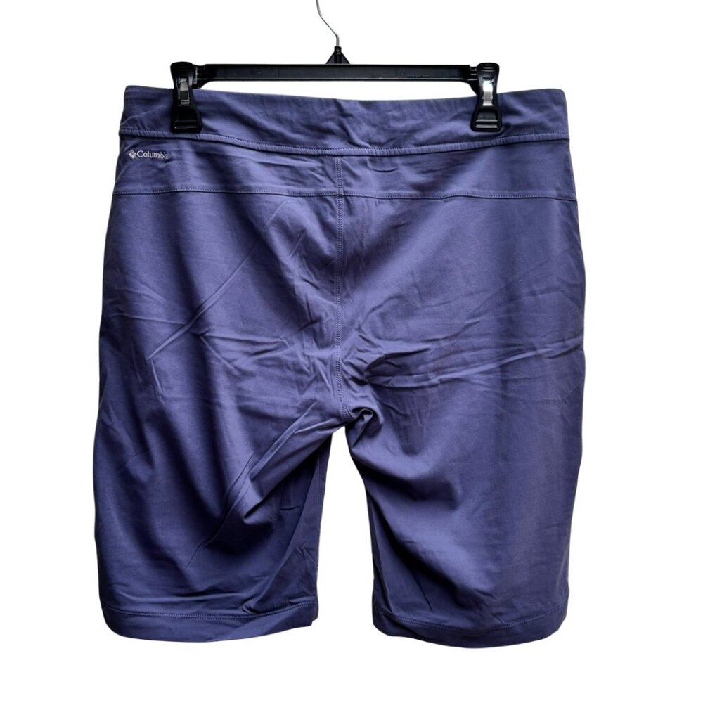 Columbia Women Omni-Shield Blue 11” Inseam Hiking Outdoor Pockets Shorts Size 10 - Picture 6 of 7